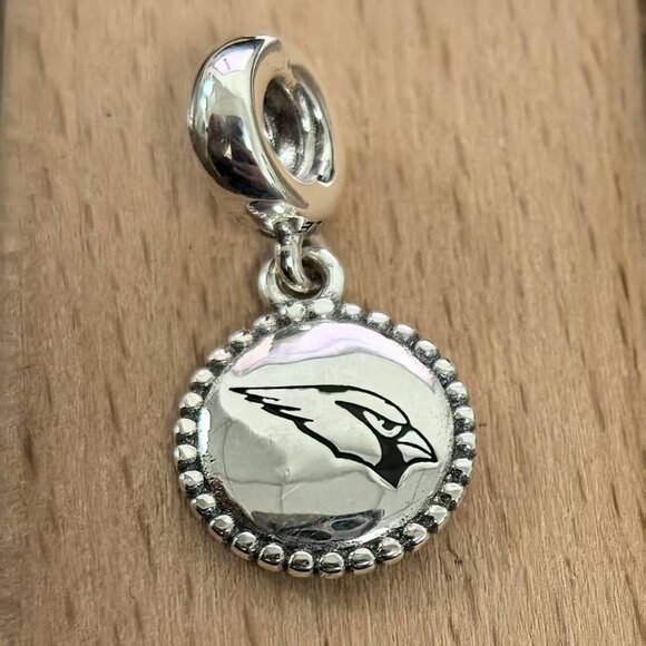 Pandora Saginaw Valley State Cardinals Charm, S925 Silver Bracelets - Picture 1 of 4
